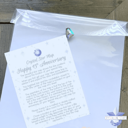 15 crystal wedding anniversary gift