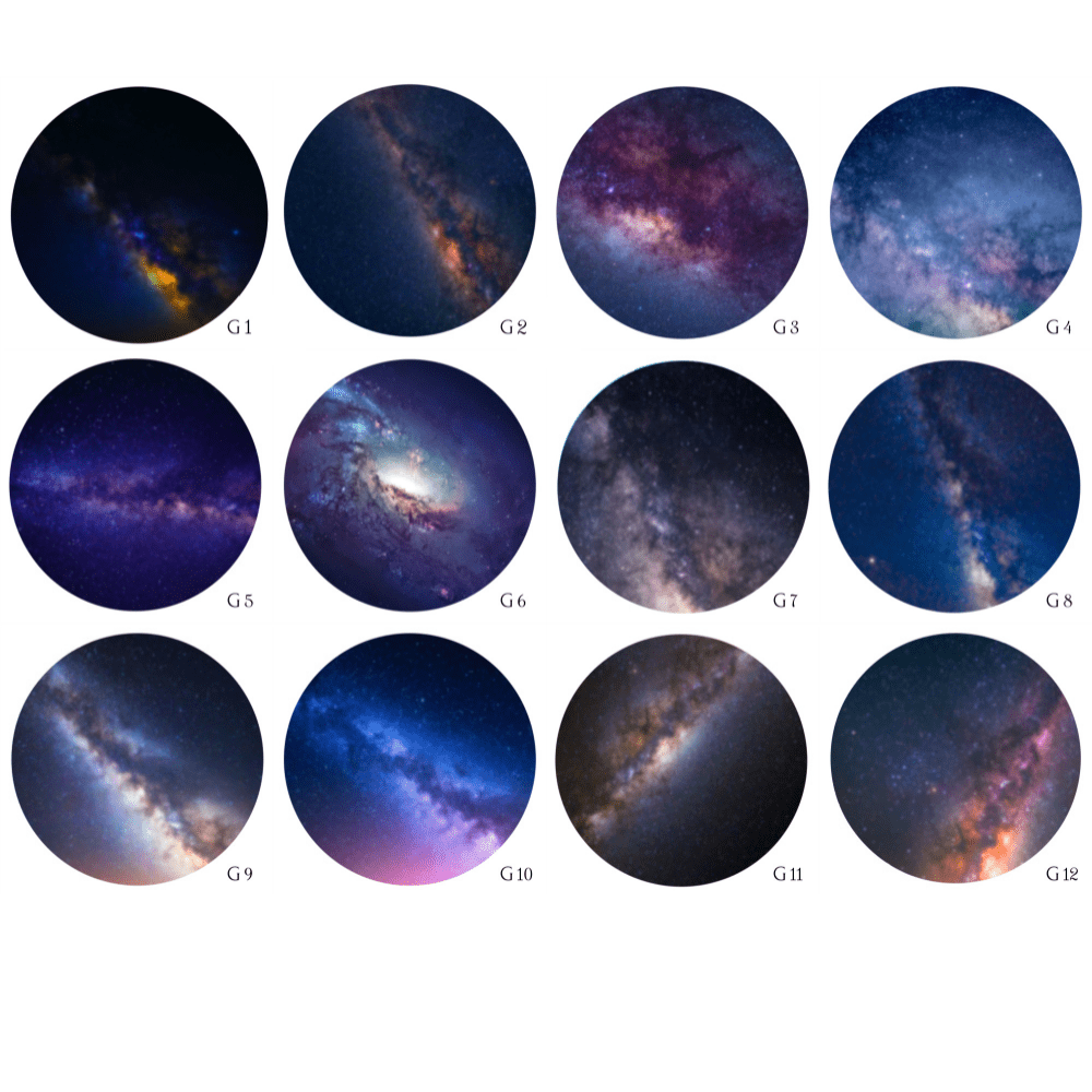 Coloured Background Crystal Star Map - Image 5