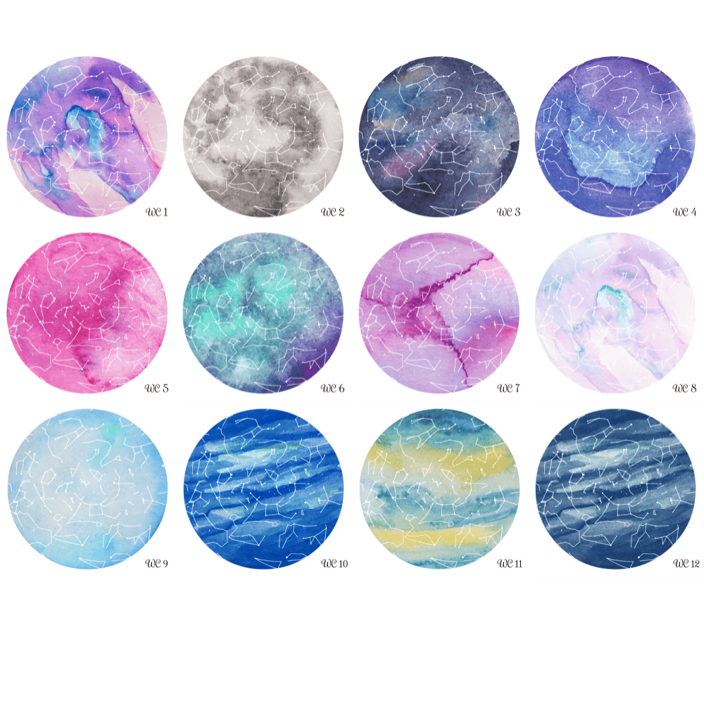 Coloured Background Crystal Star Map - Image 4